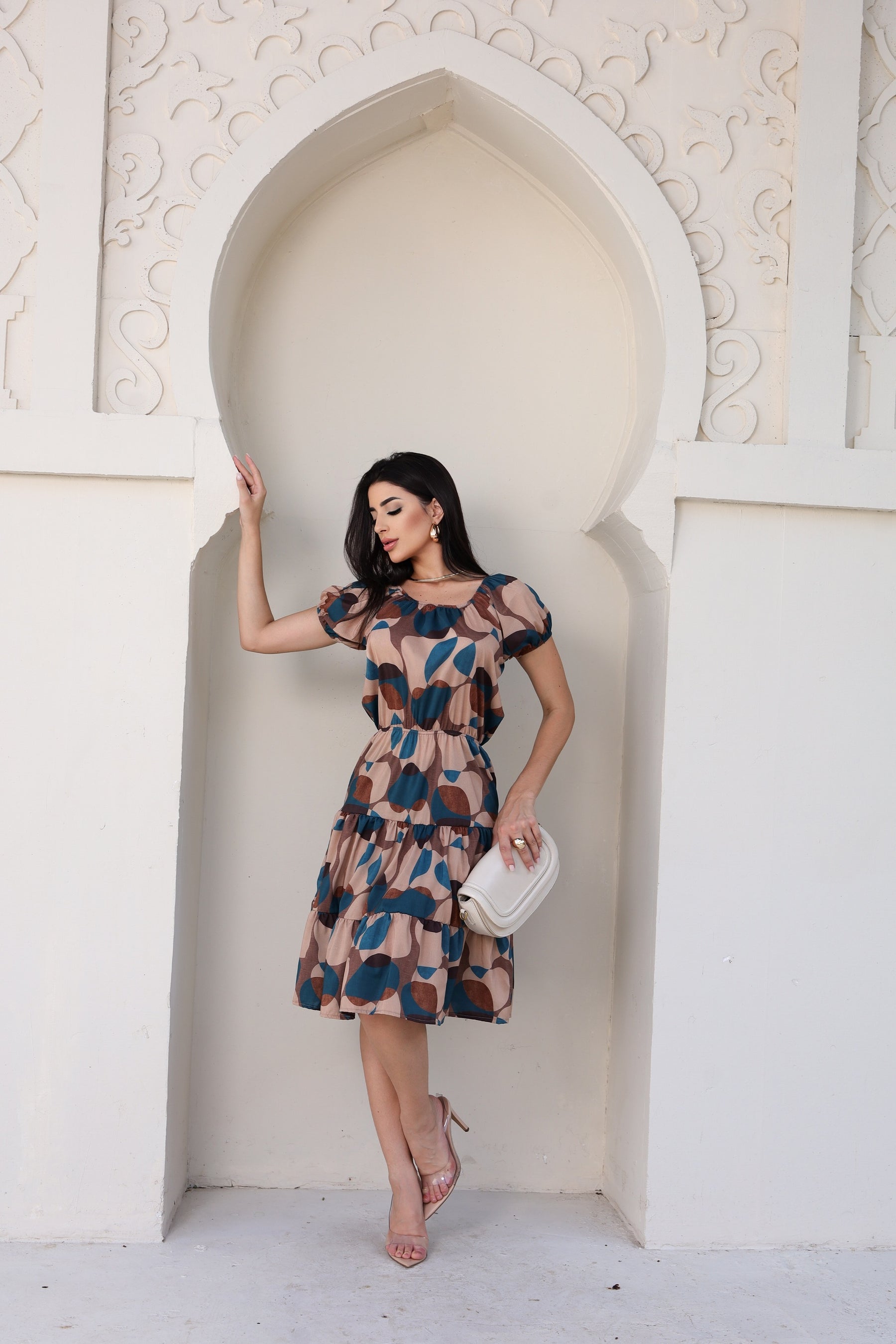 Vestido Estampado Três Marias