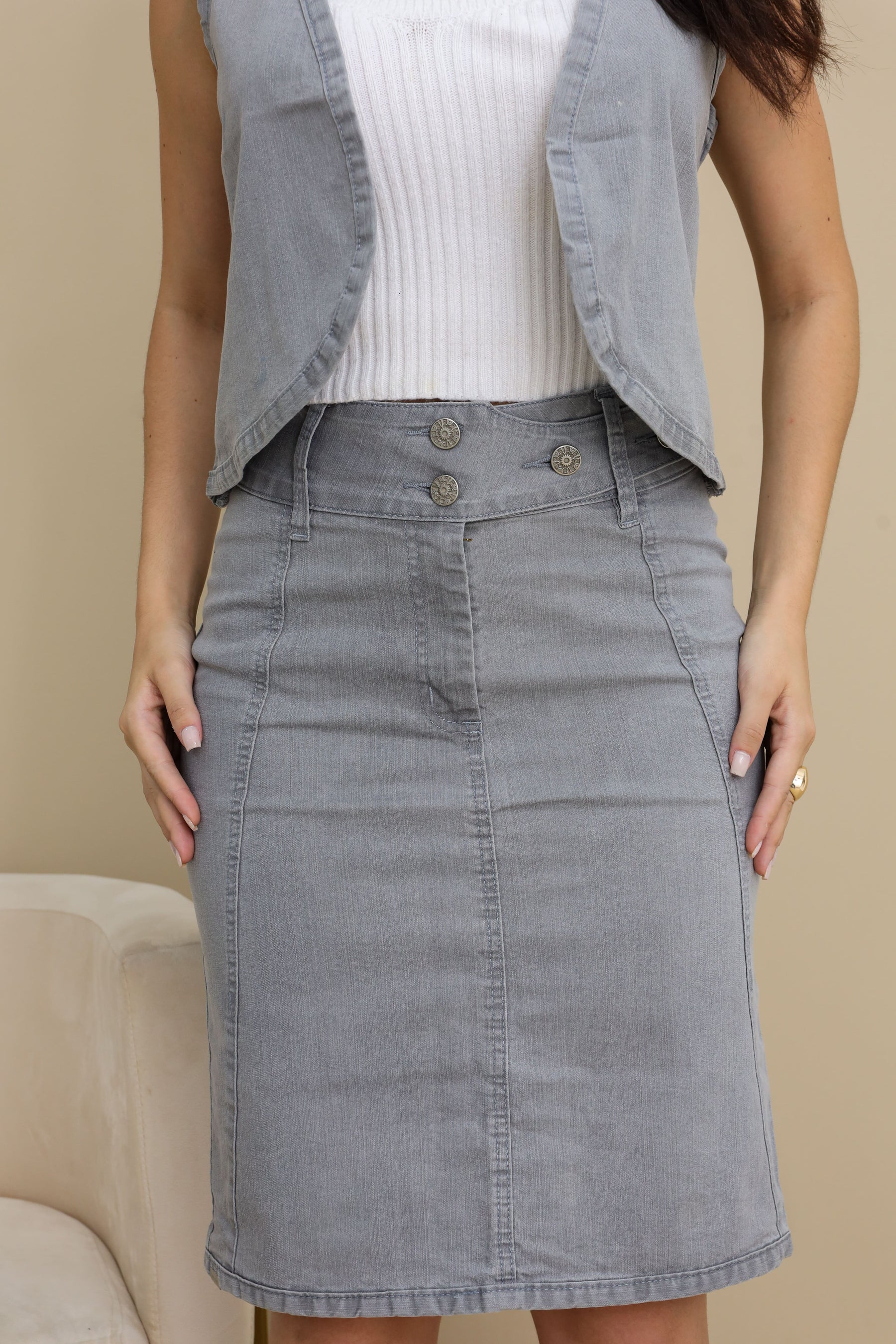 Conjunto Jeans Feminino