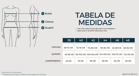 Saia Feminina em Sarja Branca com Estampa Floral