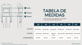 Saia Jeans Midi Peplum